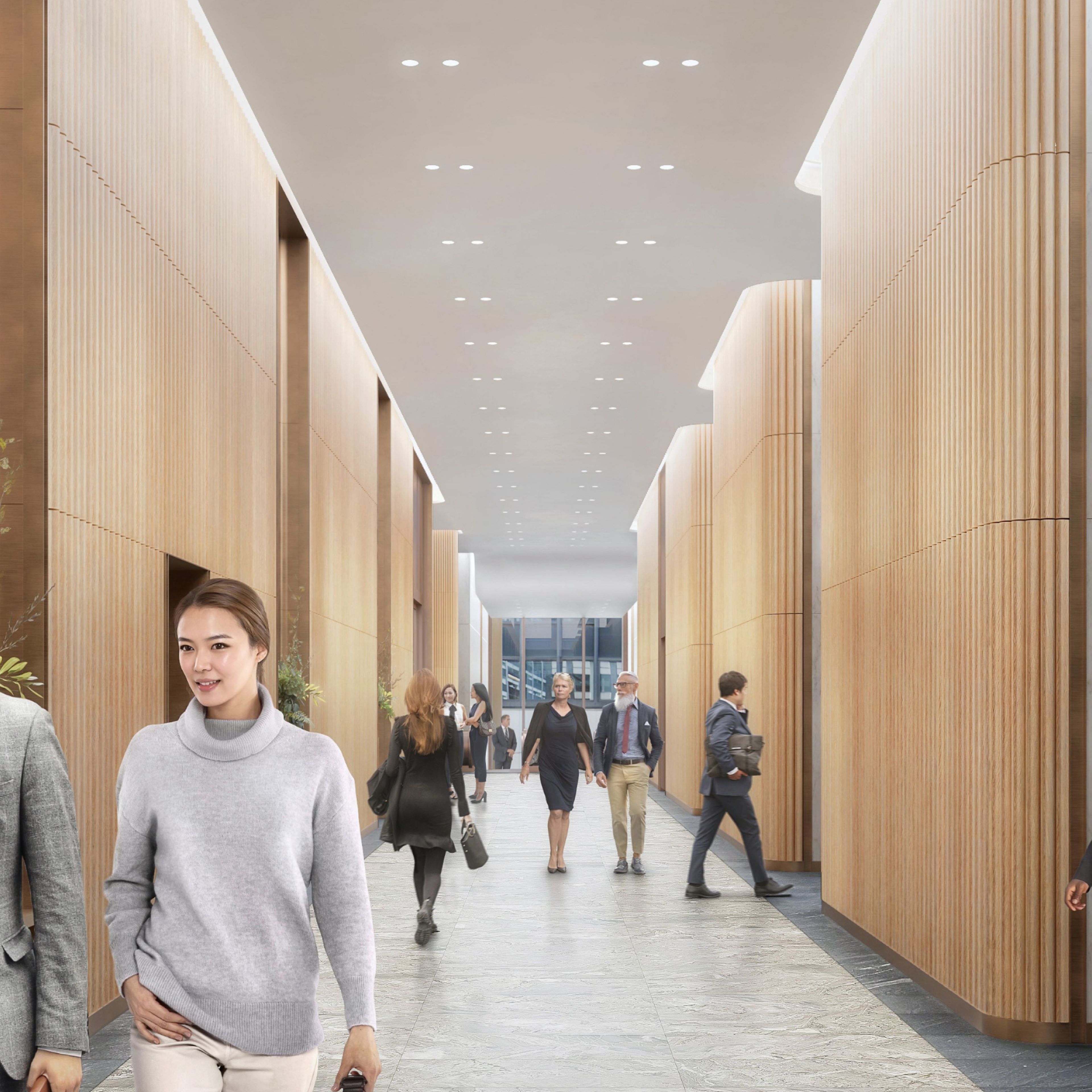 Dramatically-transformed Lobby