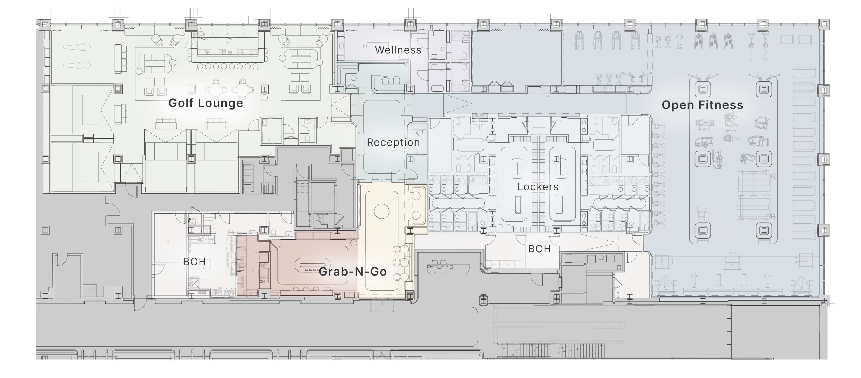 wellness center floor plan